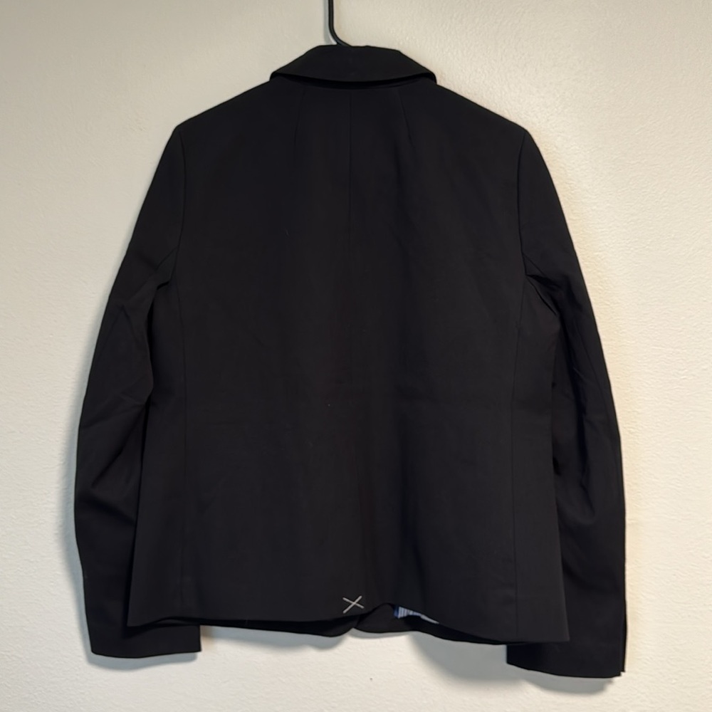 J. Crew Factory Cotton-blend two-button blazer in Black - Picture 12 of 12